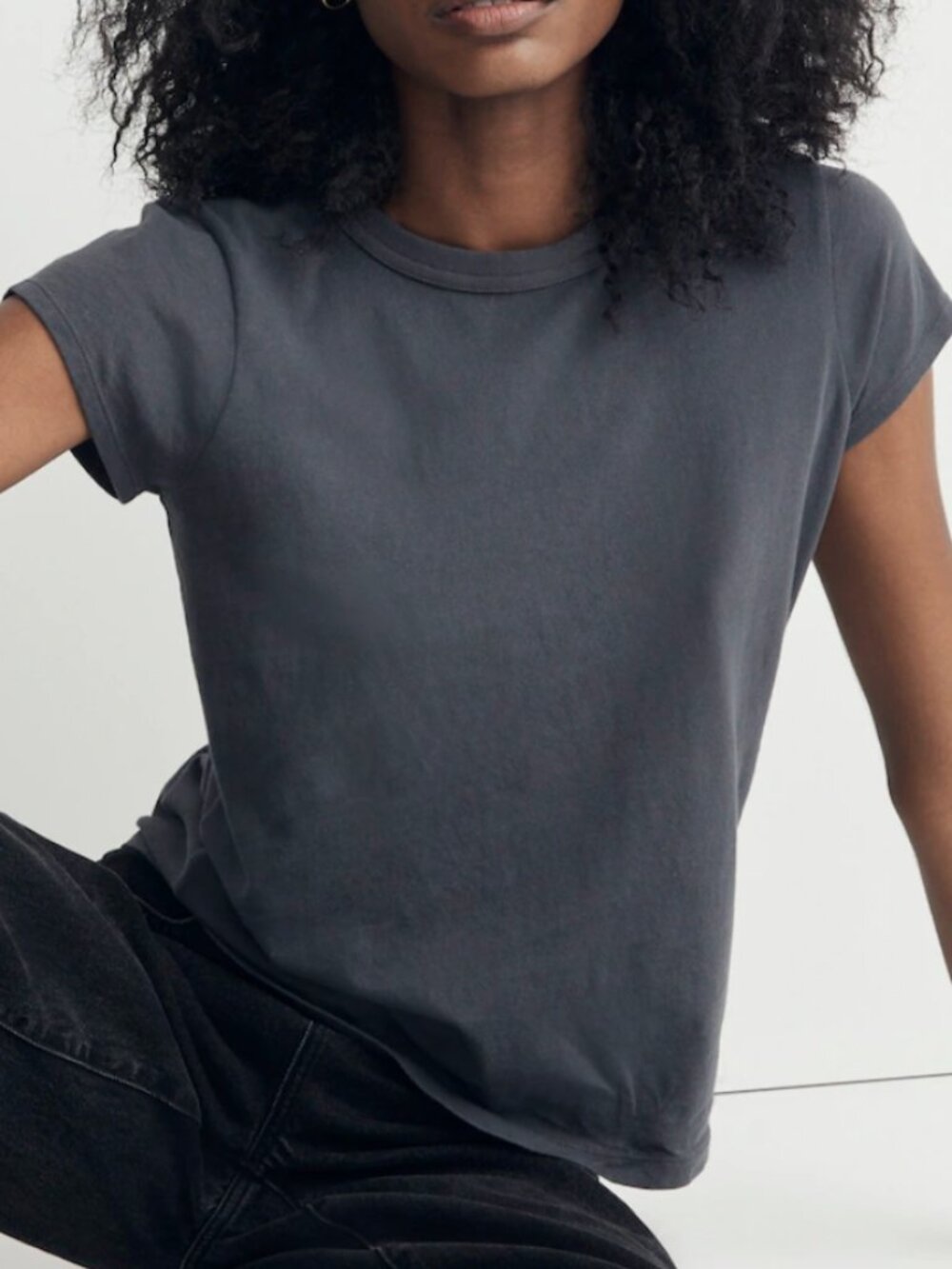 Madewell Perfect Vintage Tee in Softfade Cotton | Size L